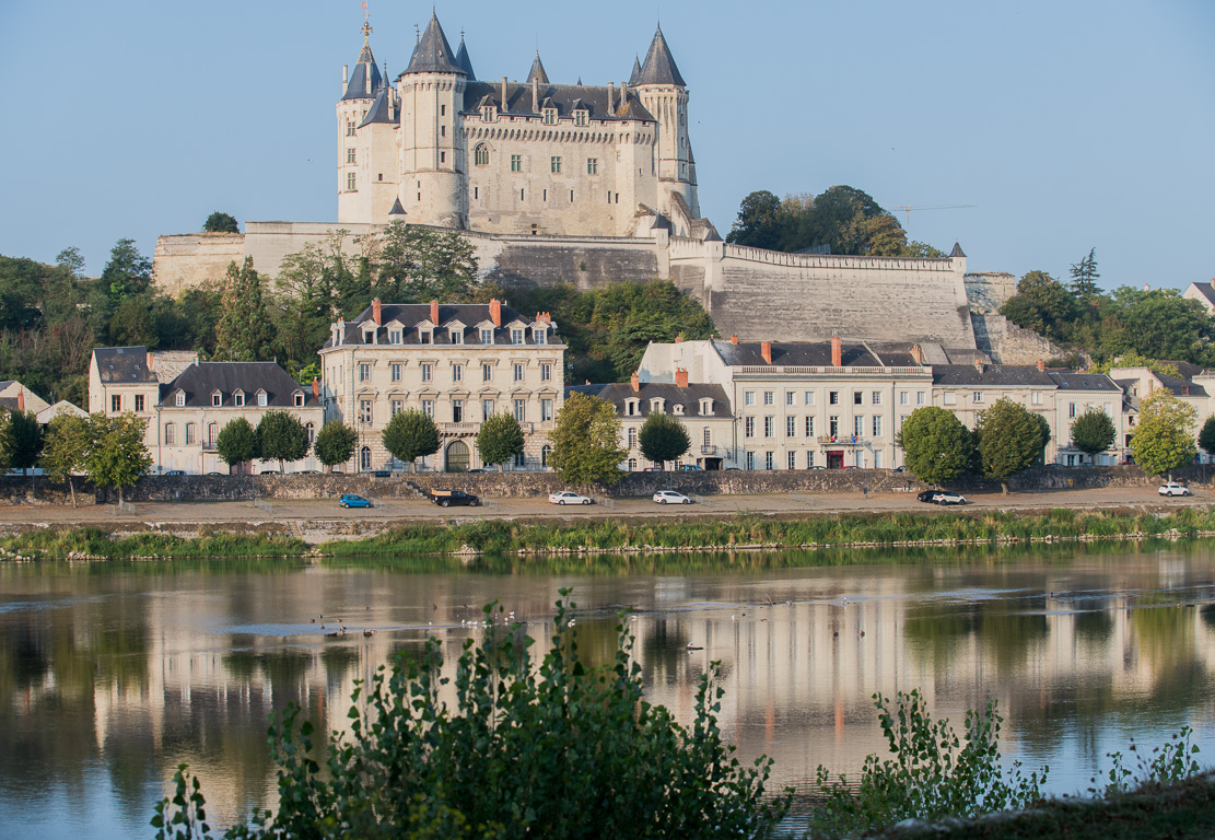 Saumur, Château-Musée de Saumur - aile nord, côté Loire