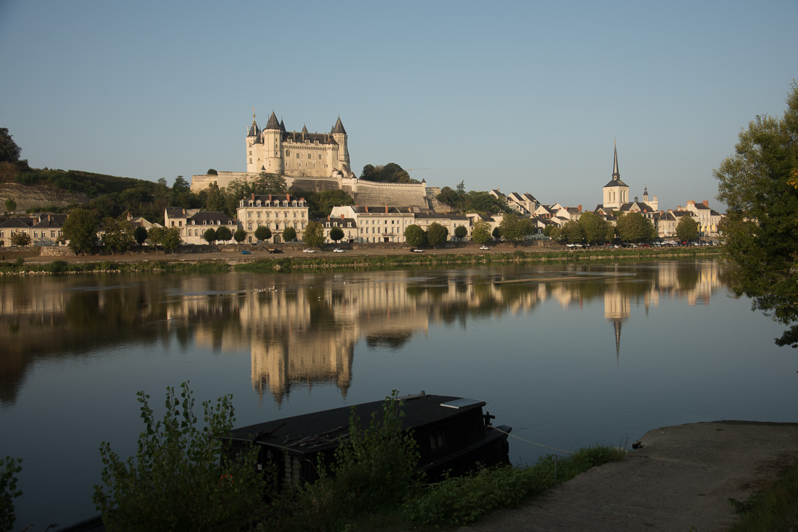 Saumur, Château-Musée de Saumur - aile nord, côté Loire