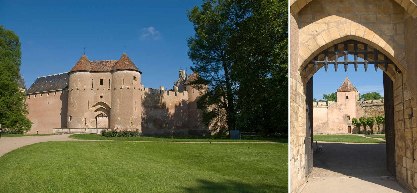 Le chateau d'Ainay-Le-Vieil construit en 1427