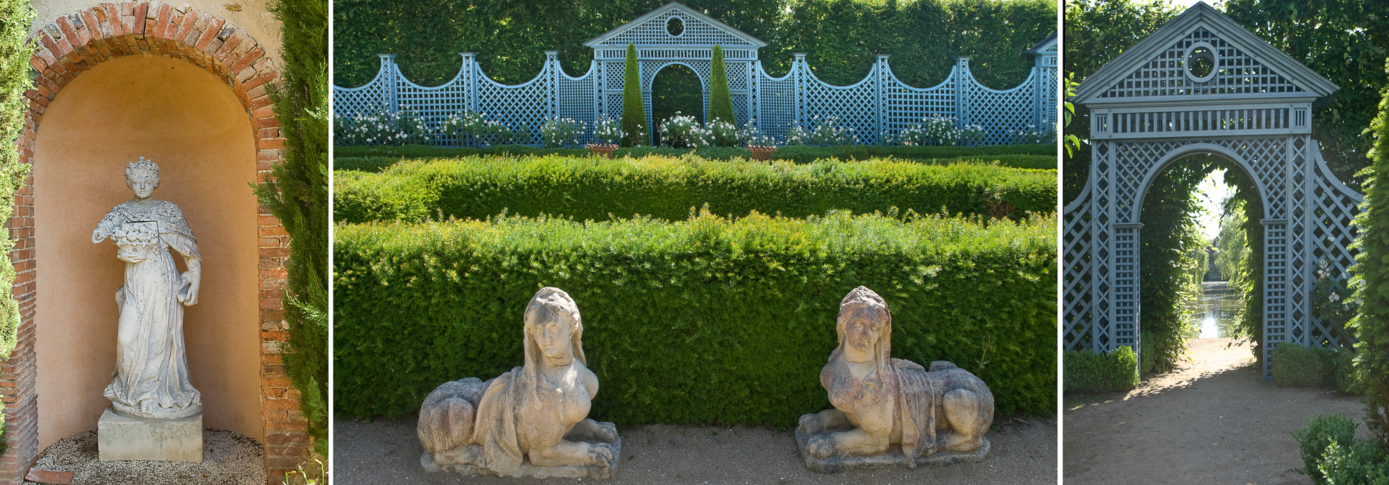 18200 Ainay le Vieil Château la Chartreuse les parterres de broderie