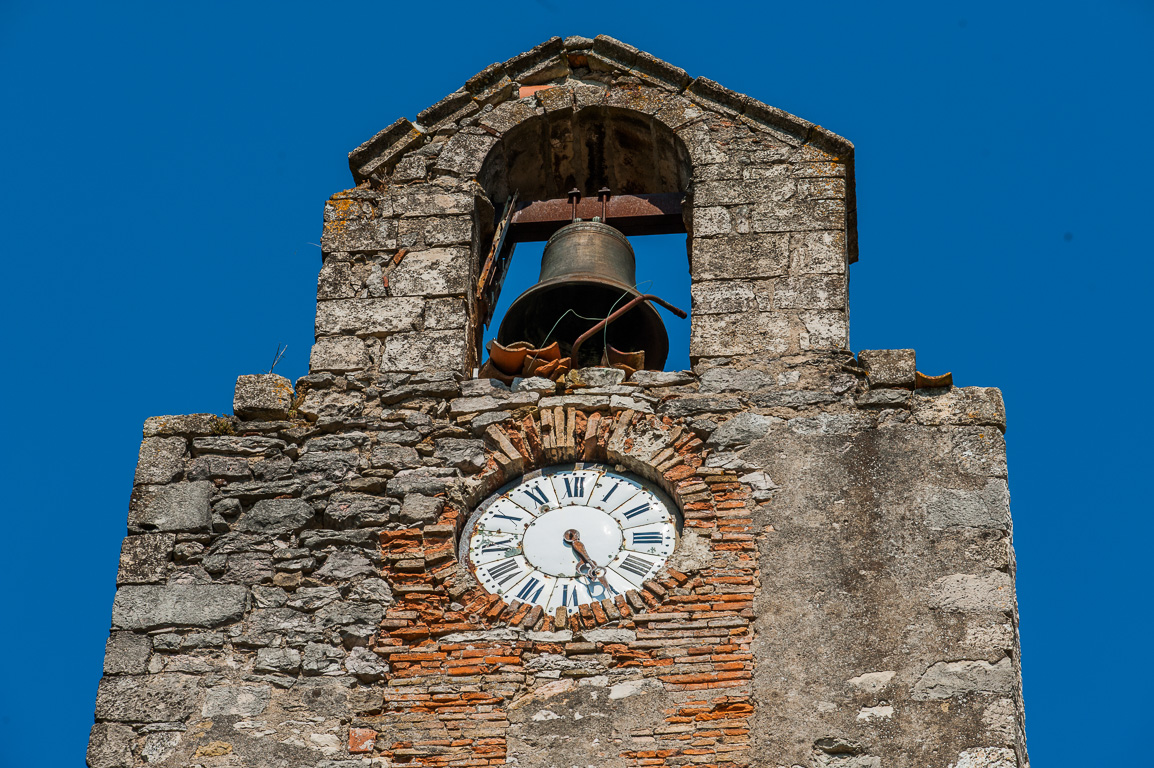 Bruniquel. L'horloge du Beffroi.