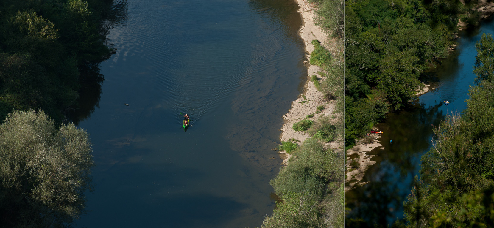 Gorges de l'Aveyron entre Brousses et Cazals.