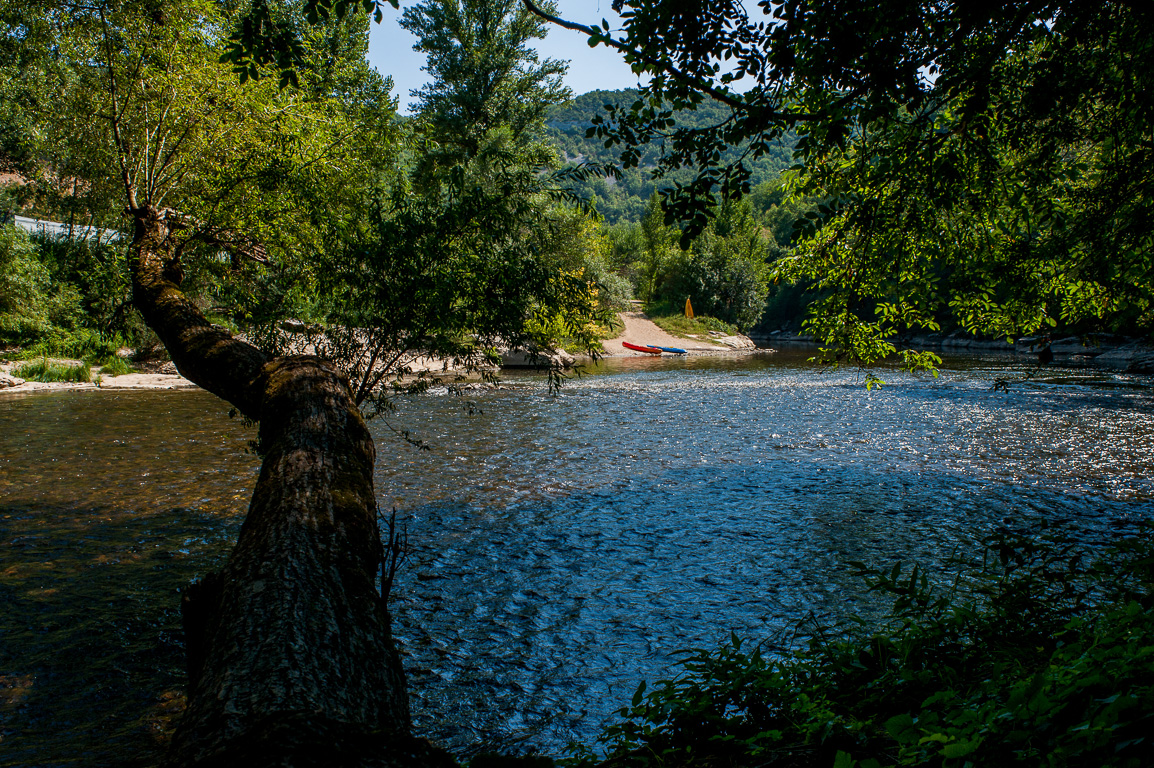 L'Aveyron près du village de Cazals.