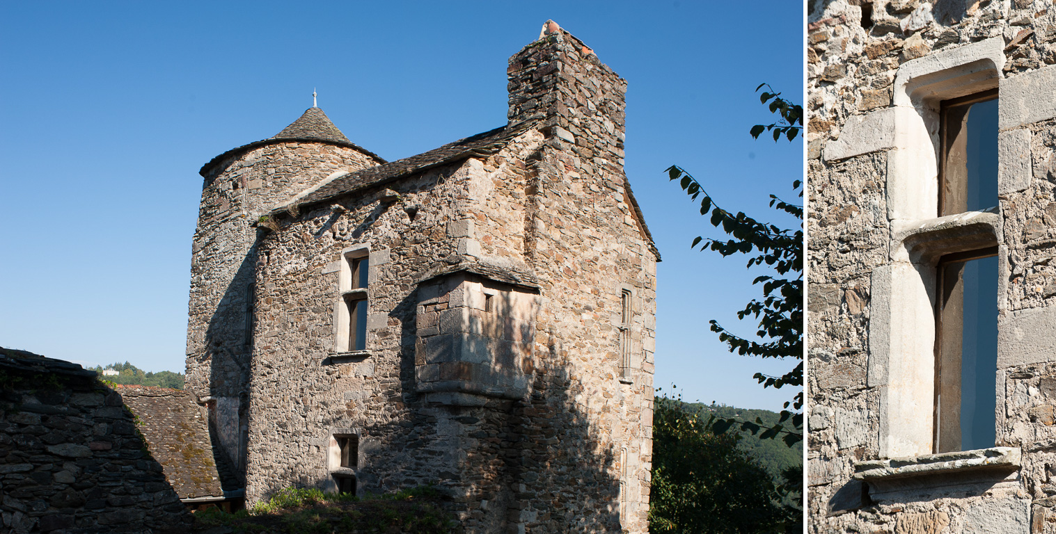 Najac. maison du Sénéchal (15ème et 16ème siècle).