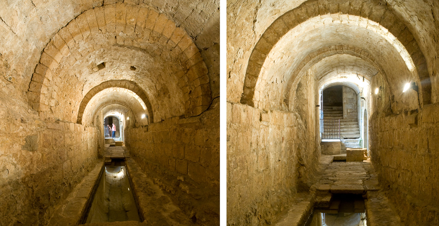 Airvault, fontaine du Moyen-Âge.