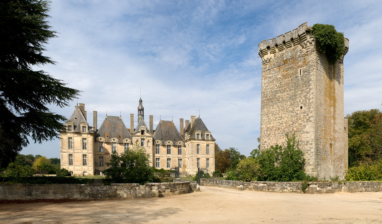 Saint-Loup sur Thouet., le château.