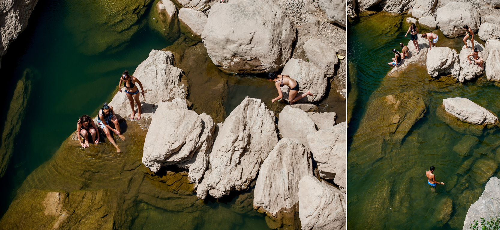 Le Saut du Sabo, sur les rives du Tarn.