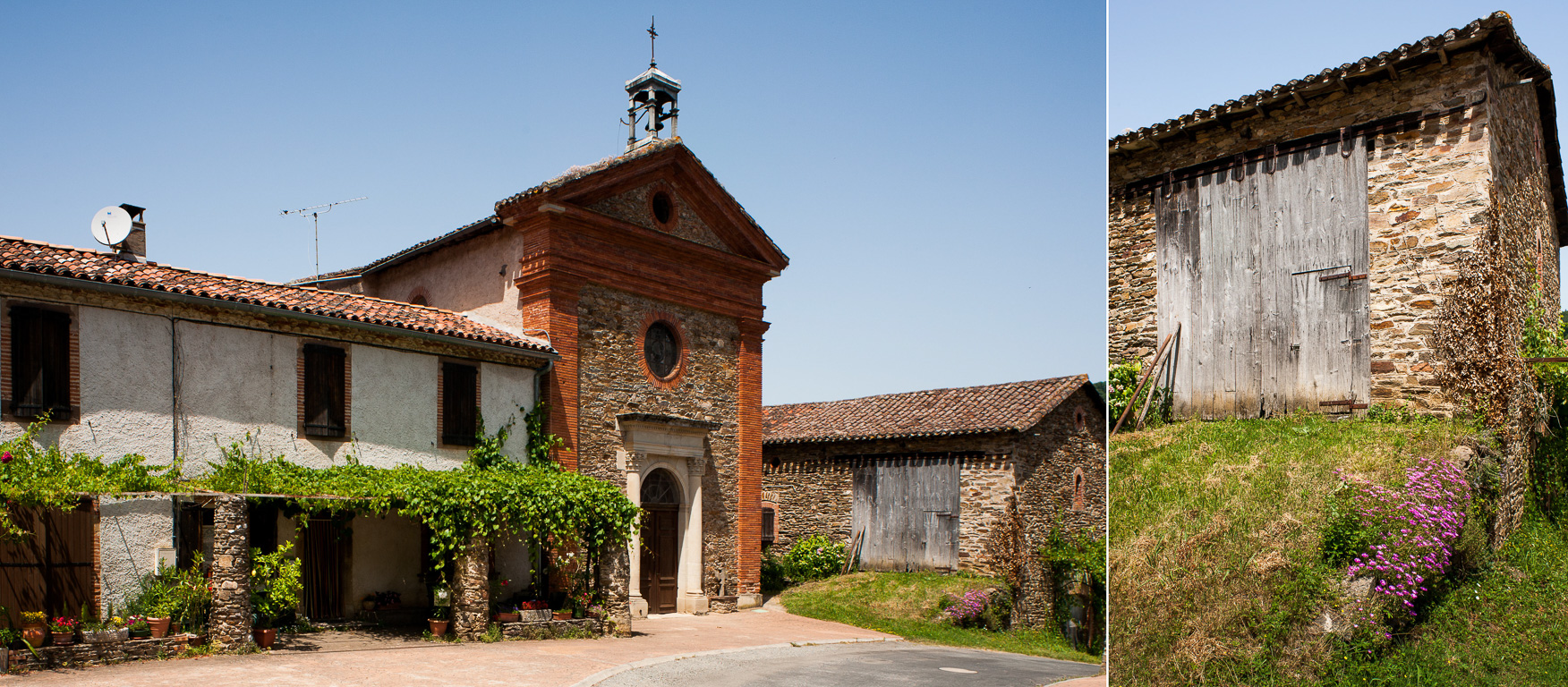 Petit village sur les rives du Tarn.