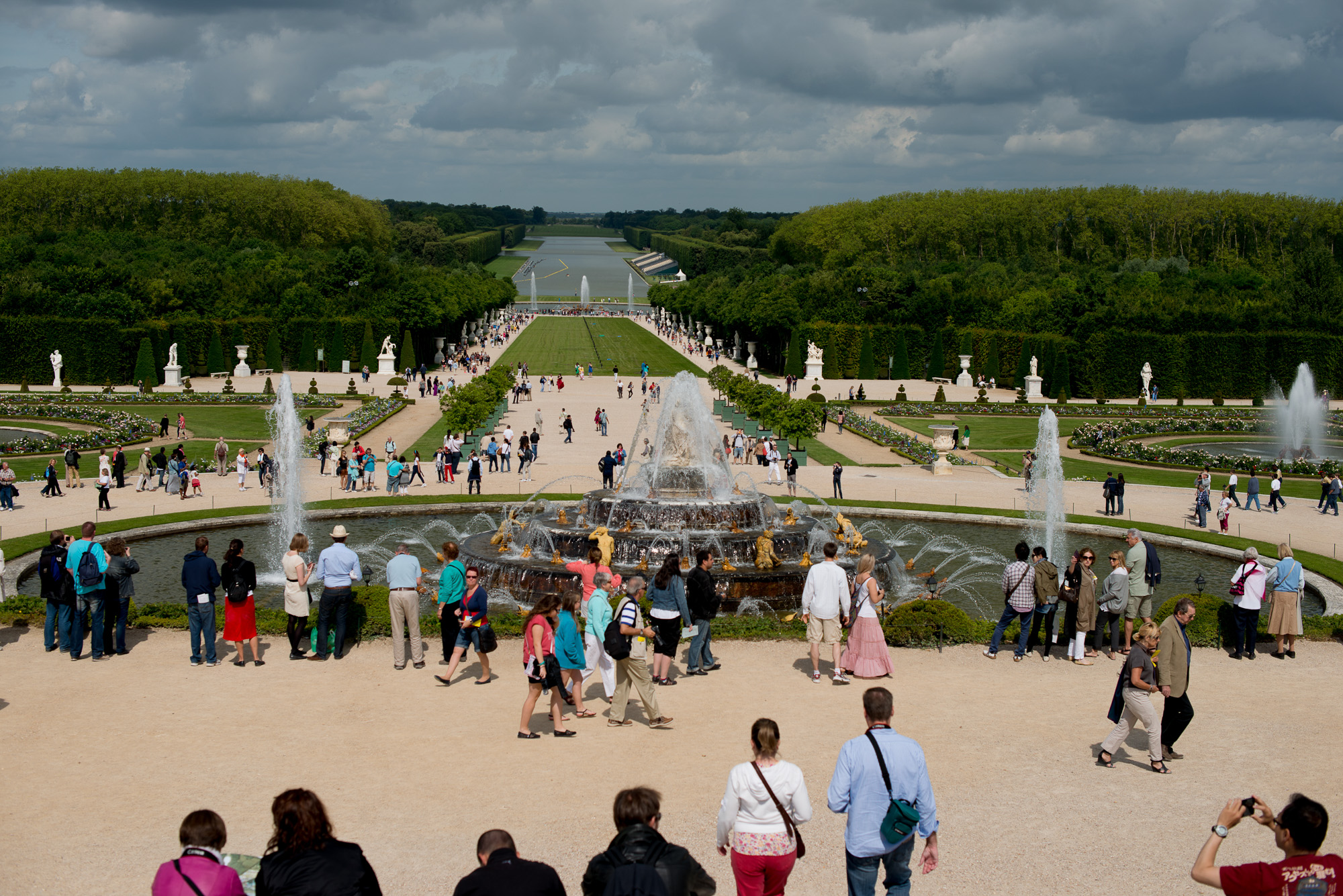 Bassin et parterre de Latone