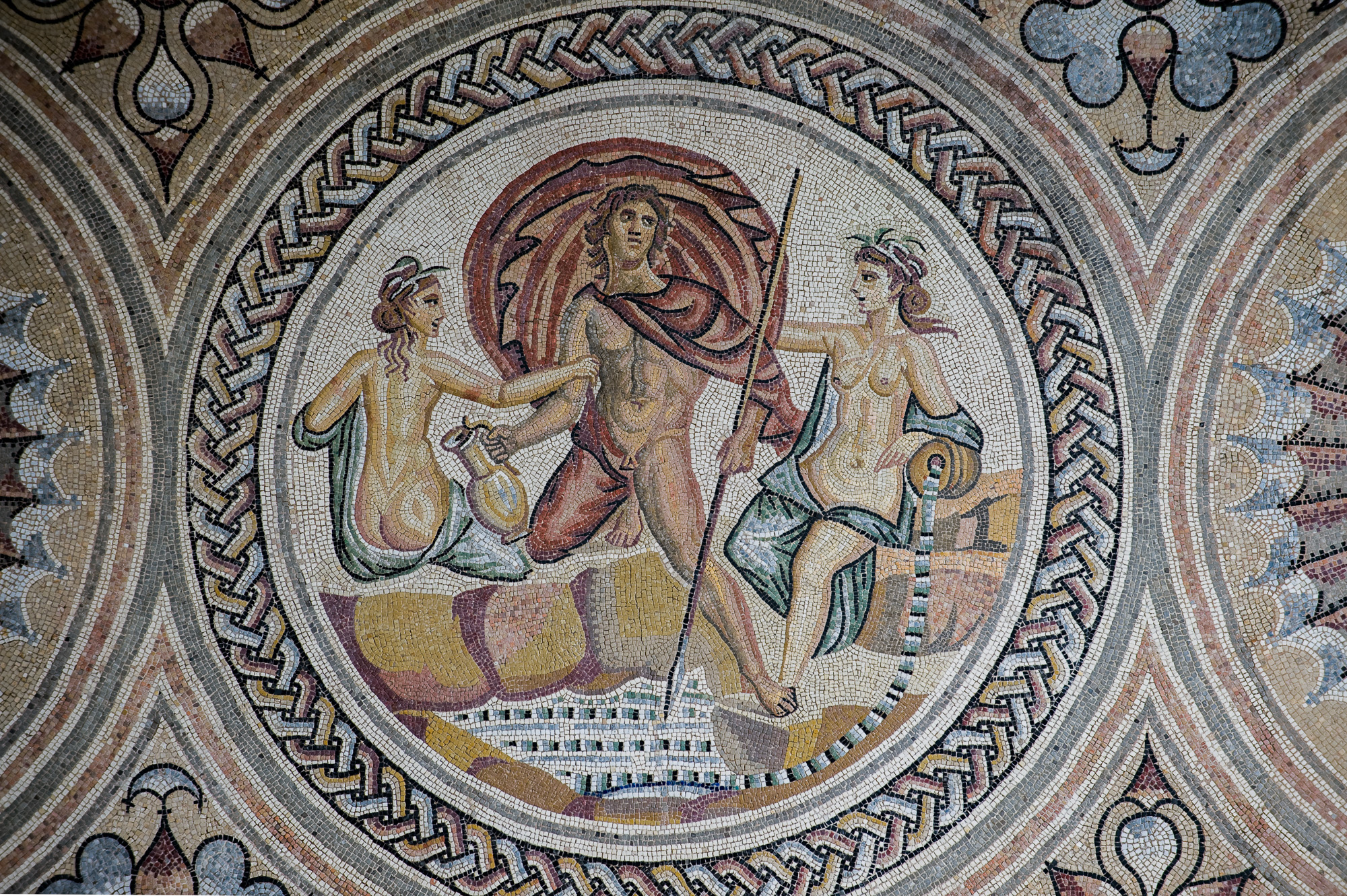 Musée archéologique : fresque mosaïque romaine.
