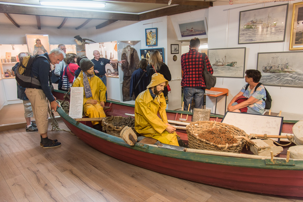 Saint-Malo. Le musée des Terre-Neuvas 67, avenue Moka. Visite commentée par un ancien pêcheur de morue