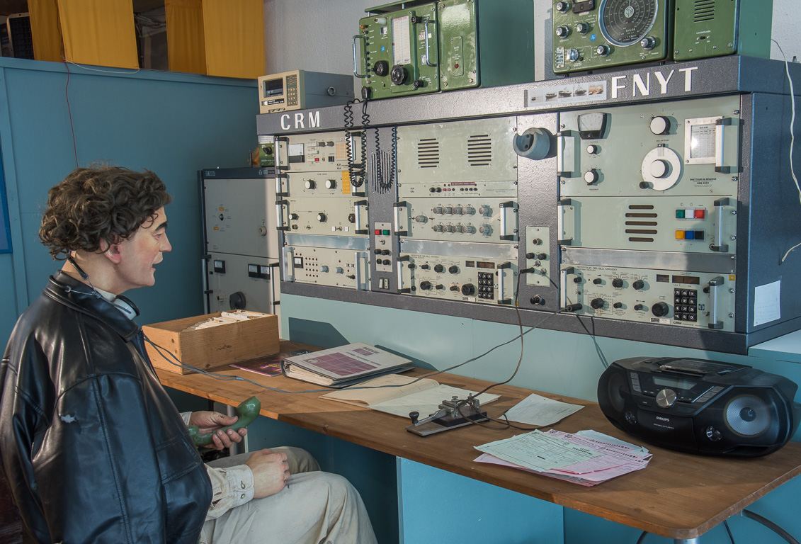 Saint-Malo. Le musée des Terre-Neuvas 67, avenue Moka. La salle du Radio.