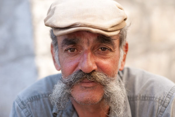 Portrait D'un Moustachu.