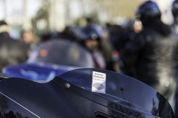 Plus De 700 Bikers Ont Suivi Le Cortège Jusqu'à La Concorde.