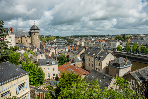 Laval. Vues Depuis Le Jardin De La Perrine.